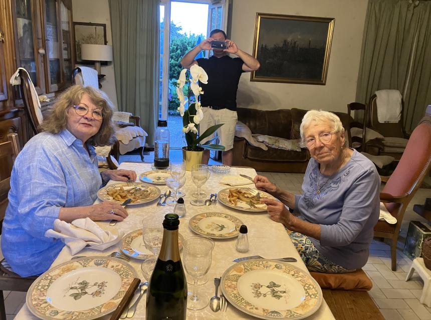 à table